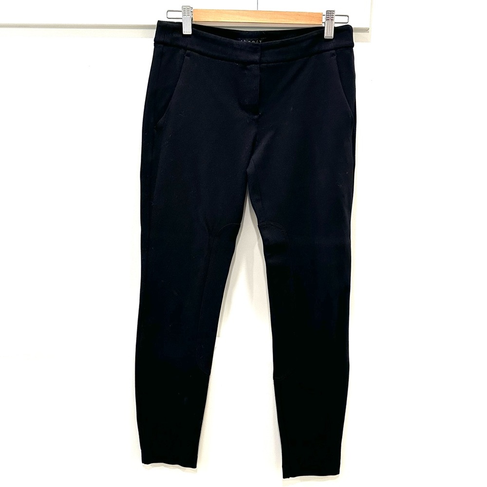 Theory black riding pants